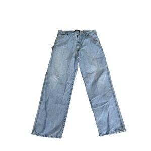 Levis SilverTab Carpenter Jeans Men's 34x30 Blue Denim Baggy Grunge Distressed